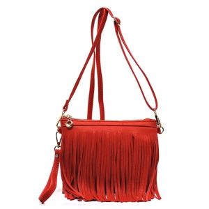 Western Fringe Clutch Cross Body Bag